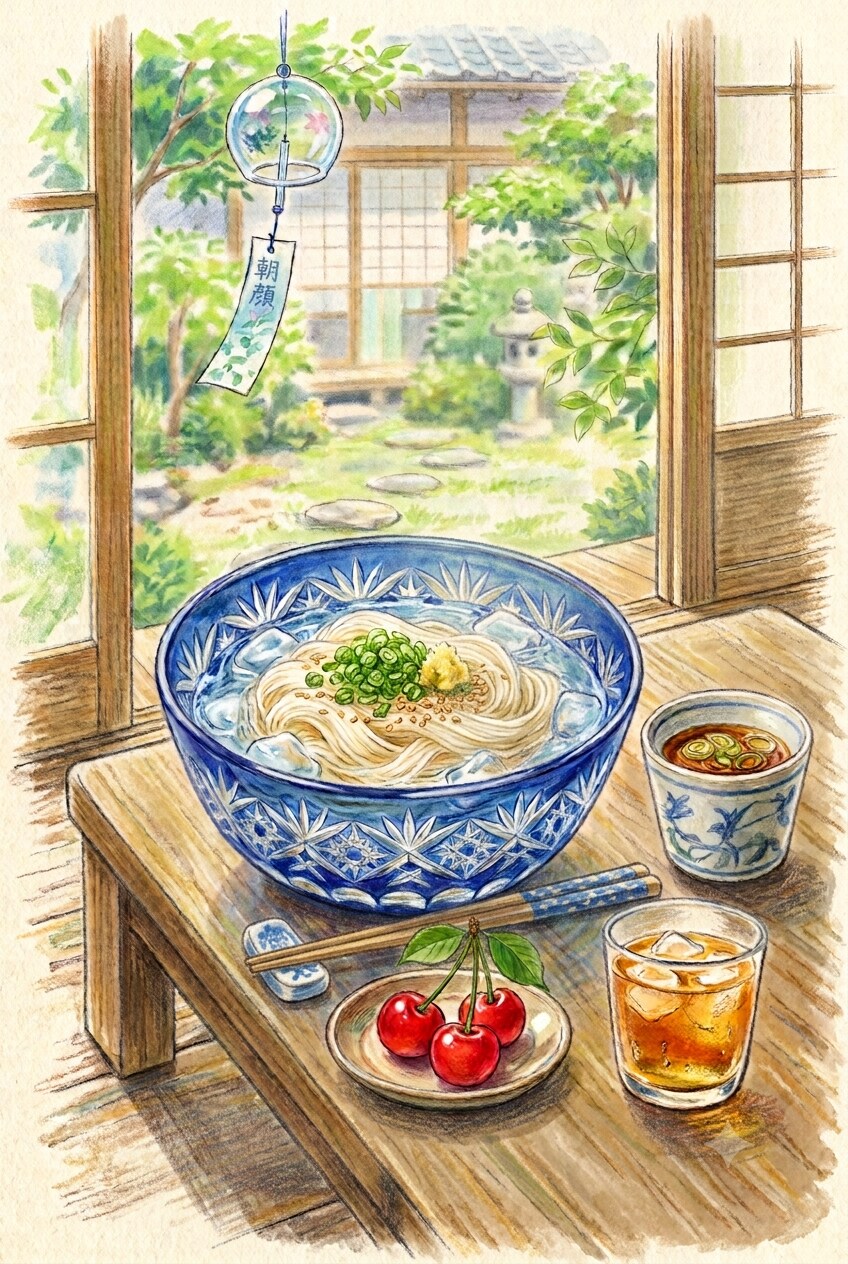 冷やしソーメン