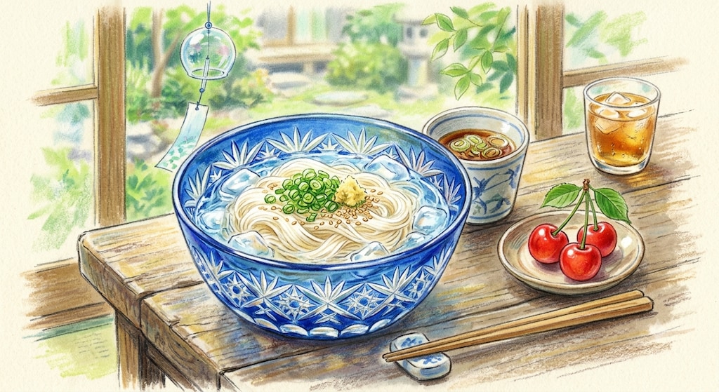 冷やしソーメン