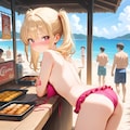 紐がほどけちゃった女の子 7枚目