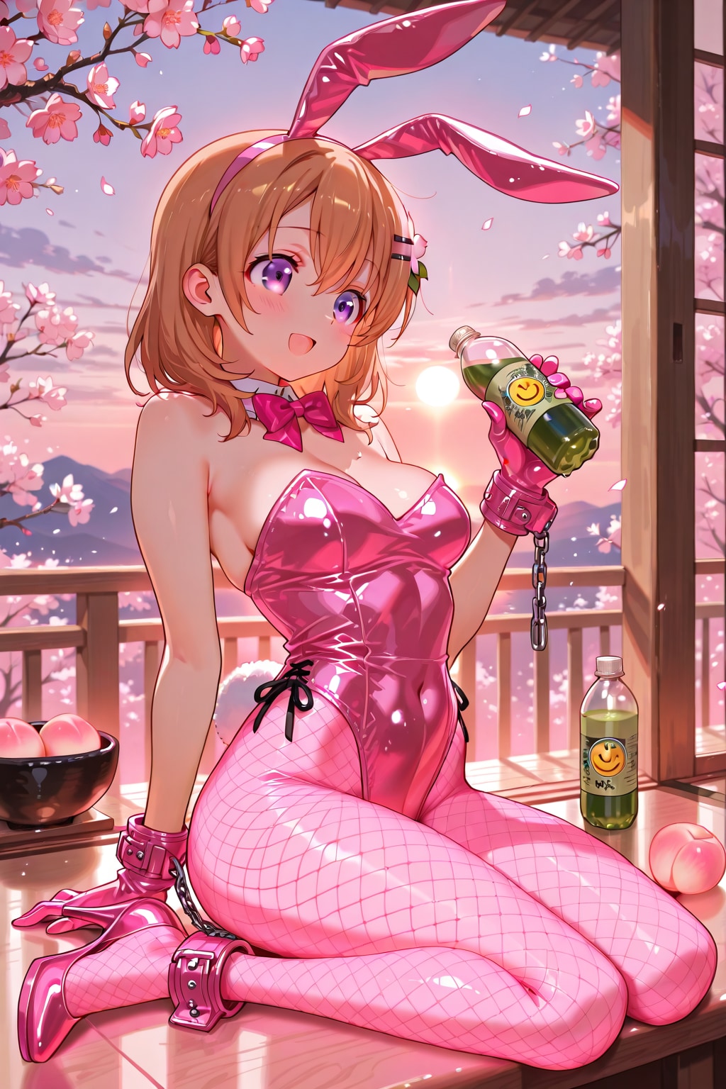 バニーガール衣装のココア(ちちぷい版)