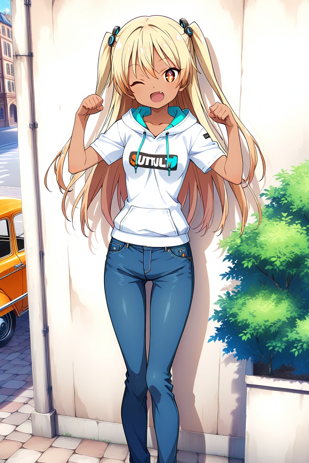 褐色金髪ちゃん | の人気AIイラスト・グラビア