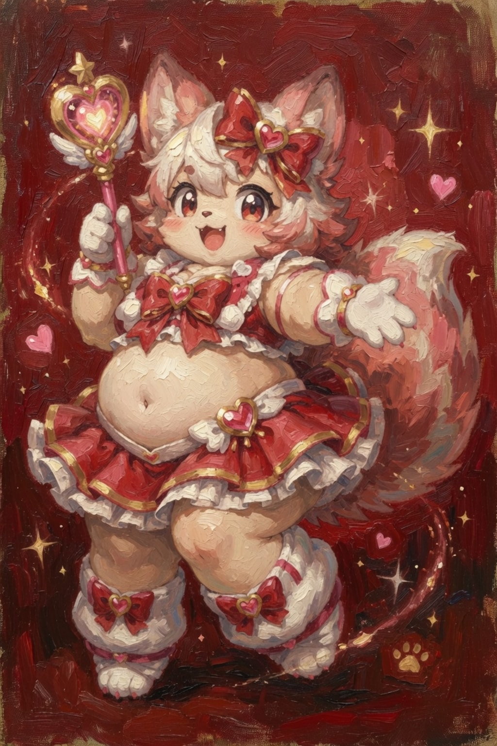 赤い魔法少女