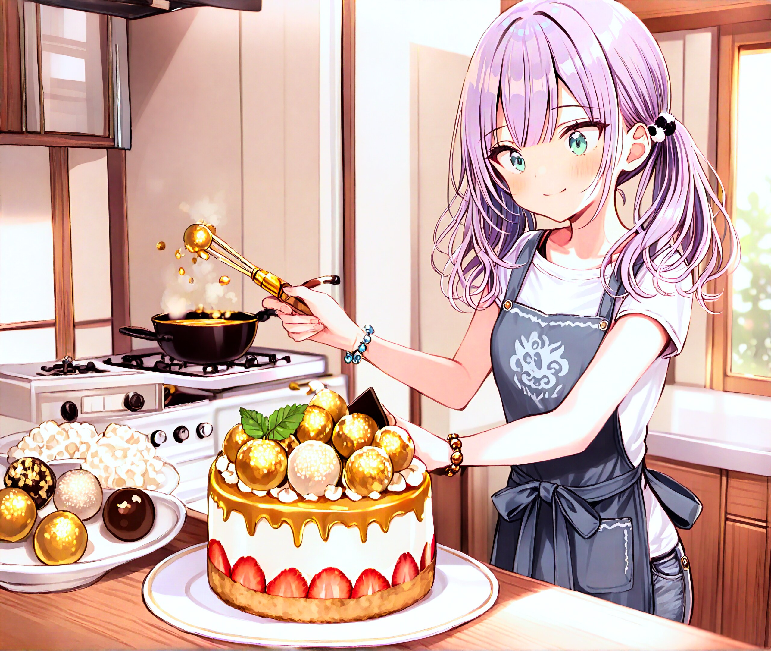 クリスマスケーキ作り