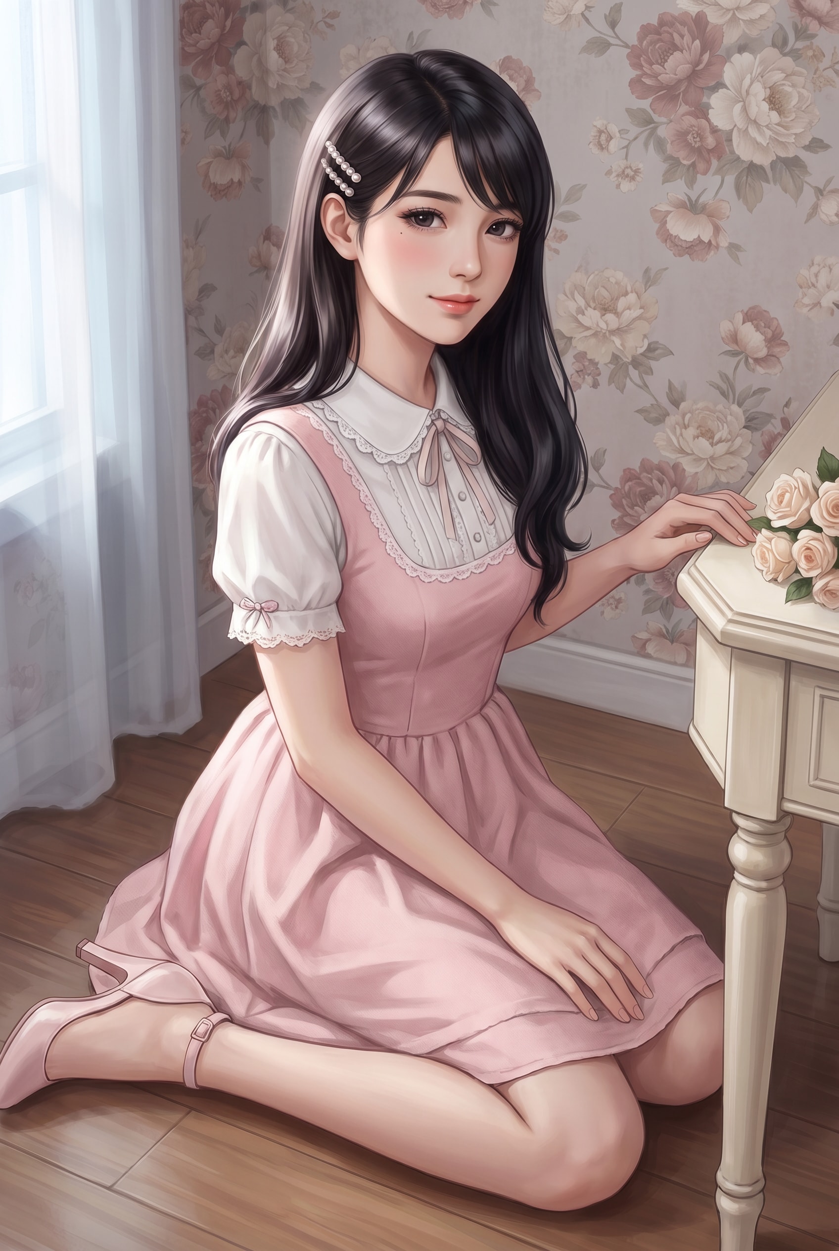 薔薇縁の午後