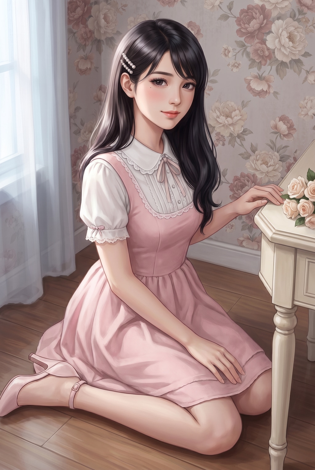 薔薇縁の午後