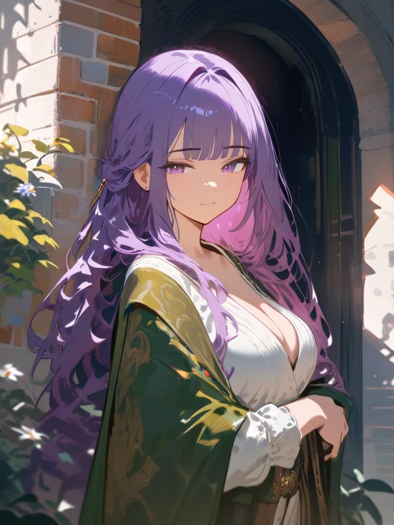 紫髪ちゃん