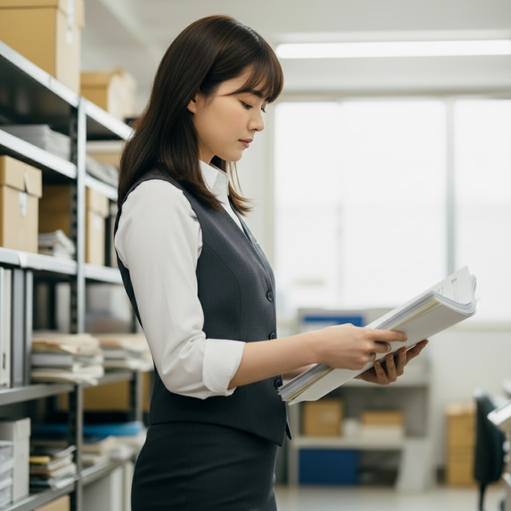 ＯＬの平凡な作業