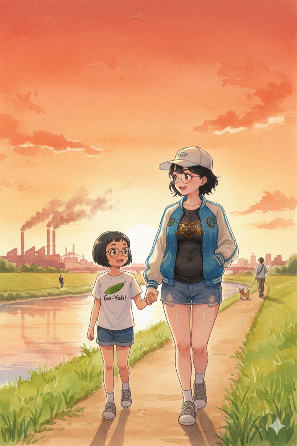 工場のある町の姉妹