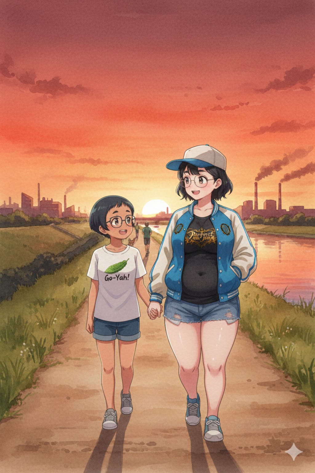 工場のある町の姉妹