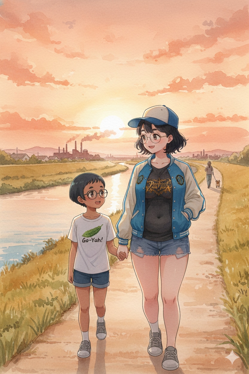 工場のある町の姉妹 | の人気AIイラスト・グラビア