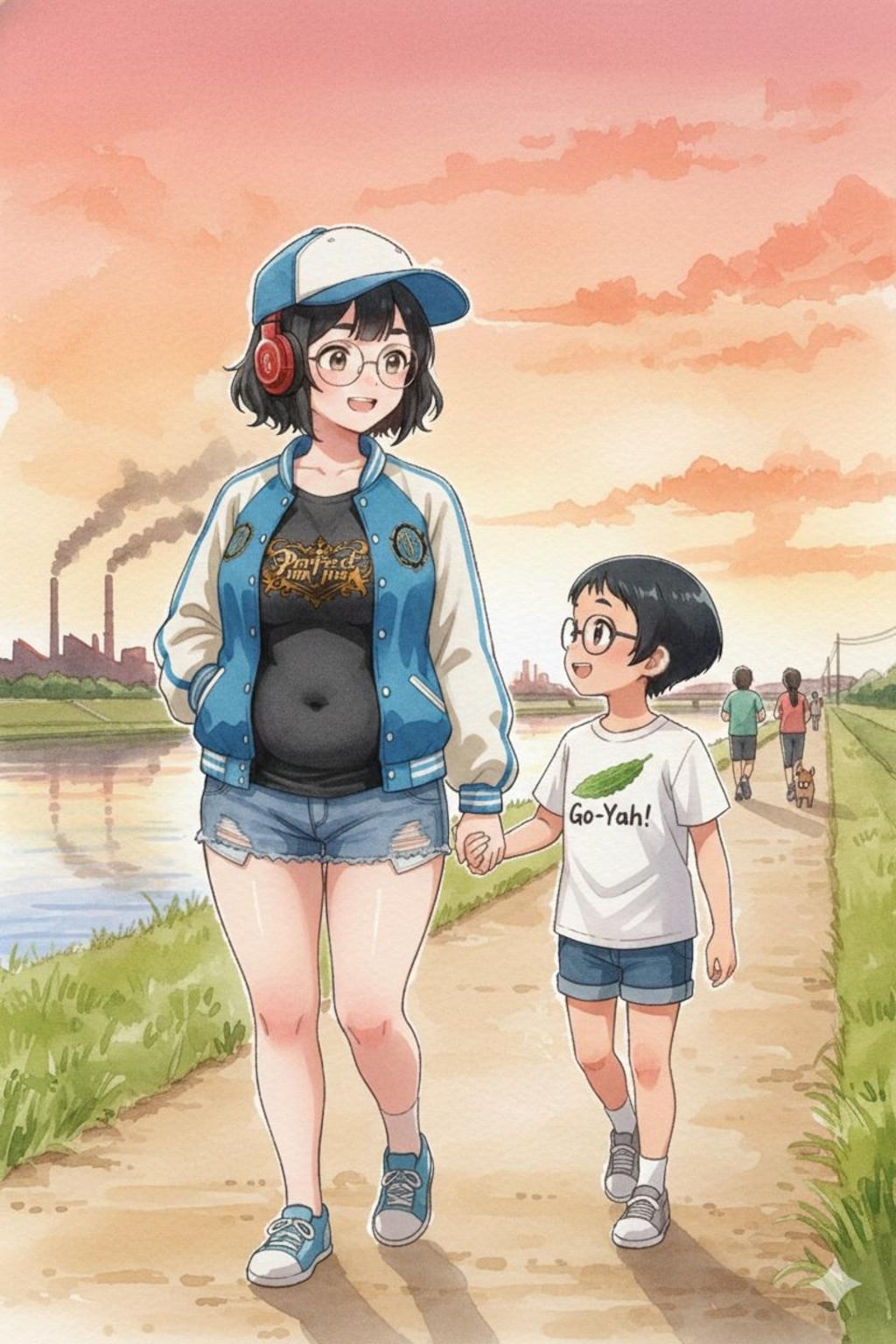 工場のある町の姉妹