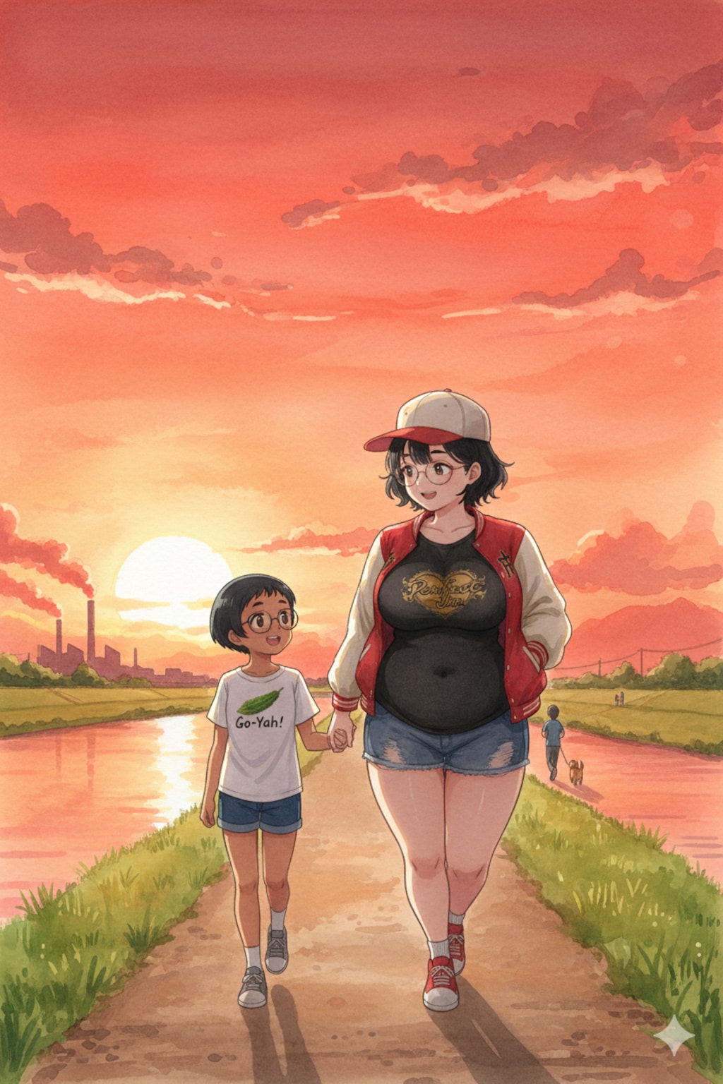 工場のある町の姉妹