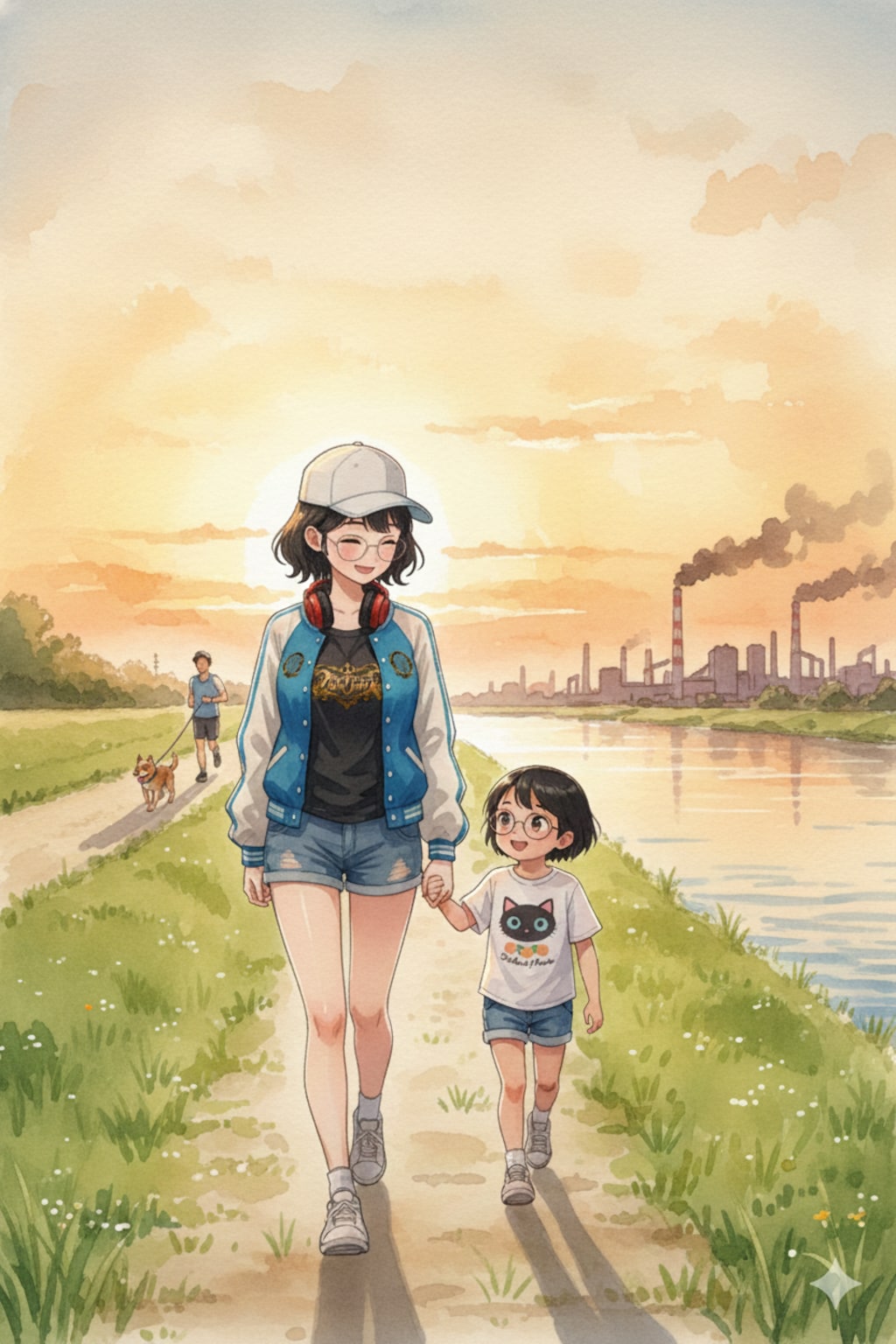 工場のある町の姉妹