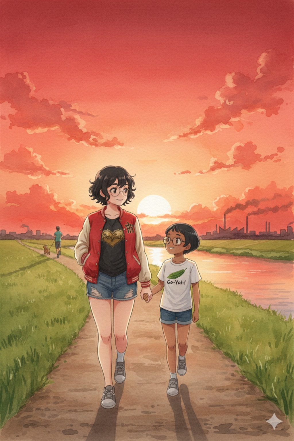 工場のある町の姉妹