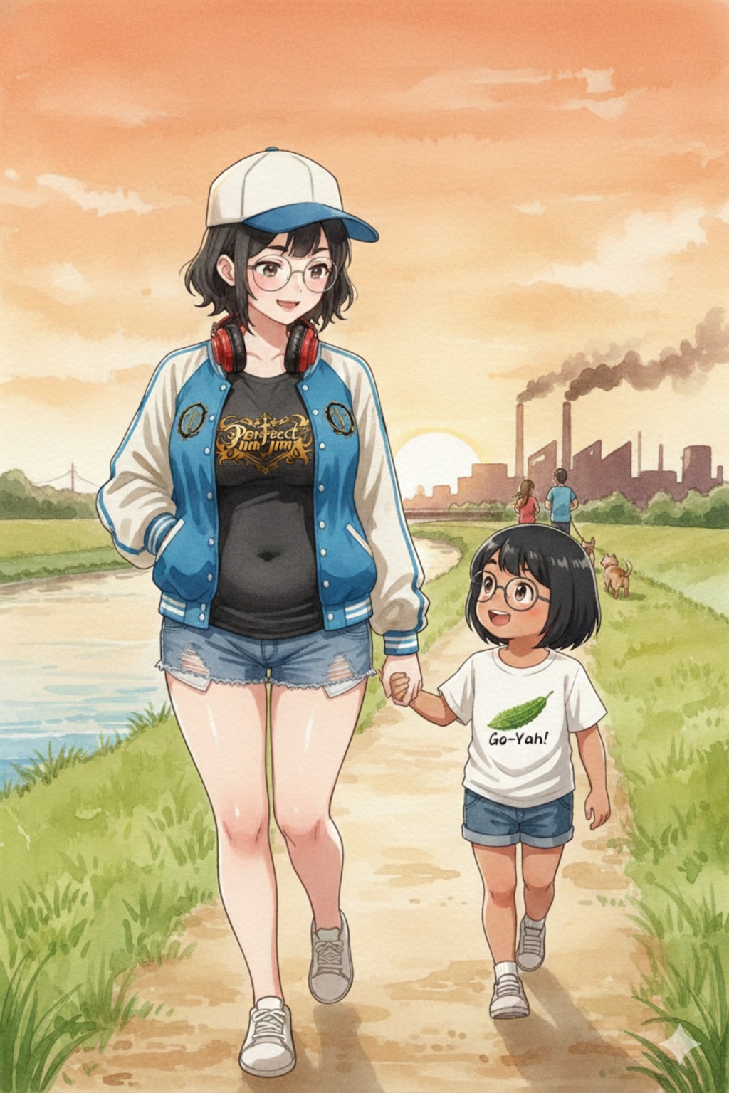 工場のある町の姉妹