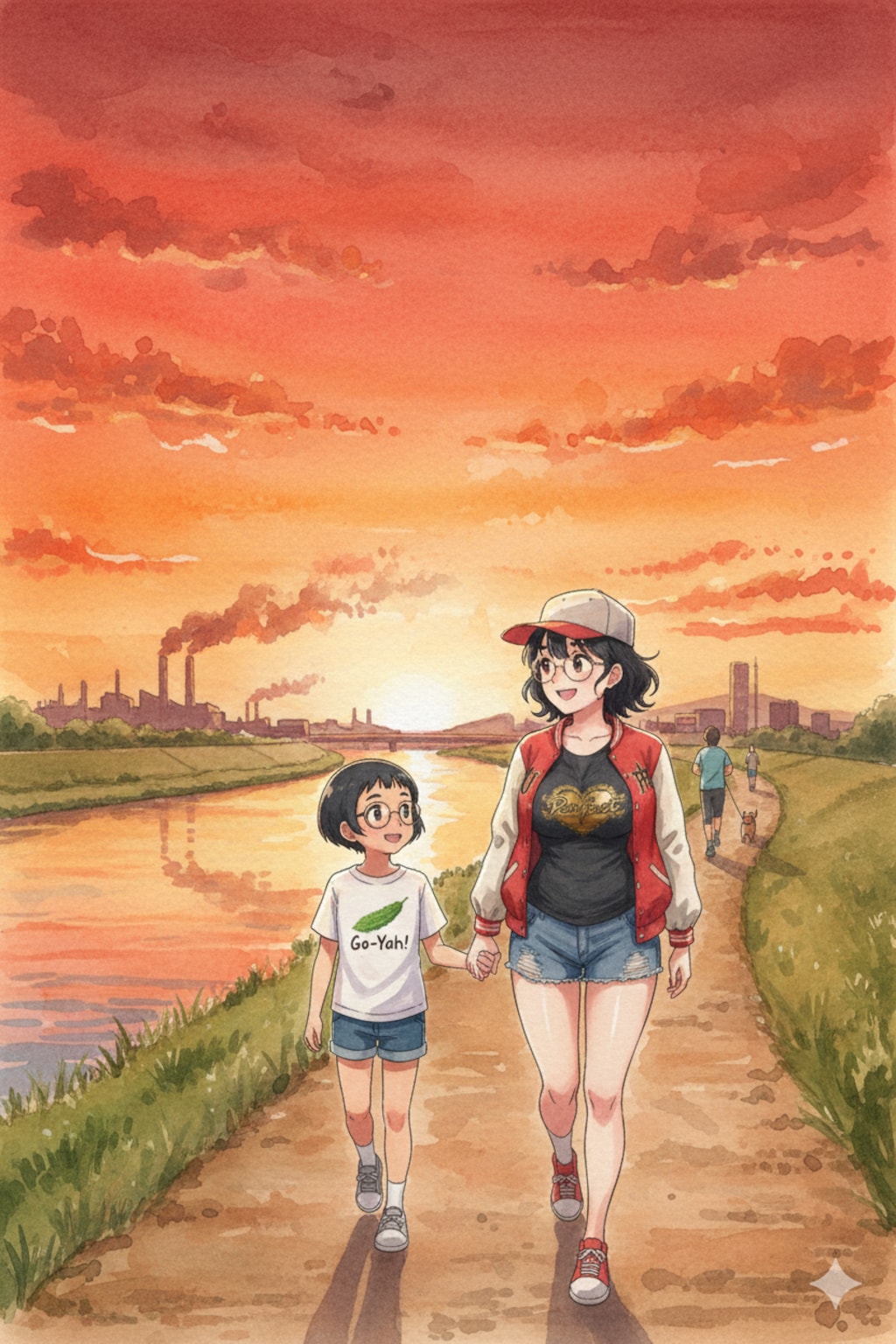 工場のある町の姉妹