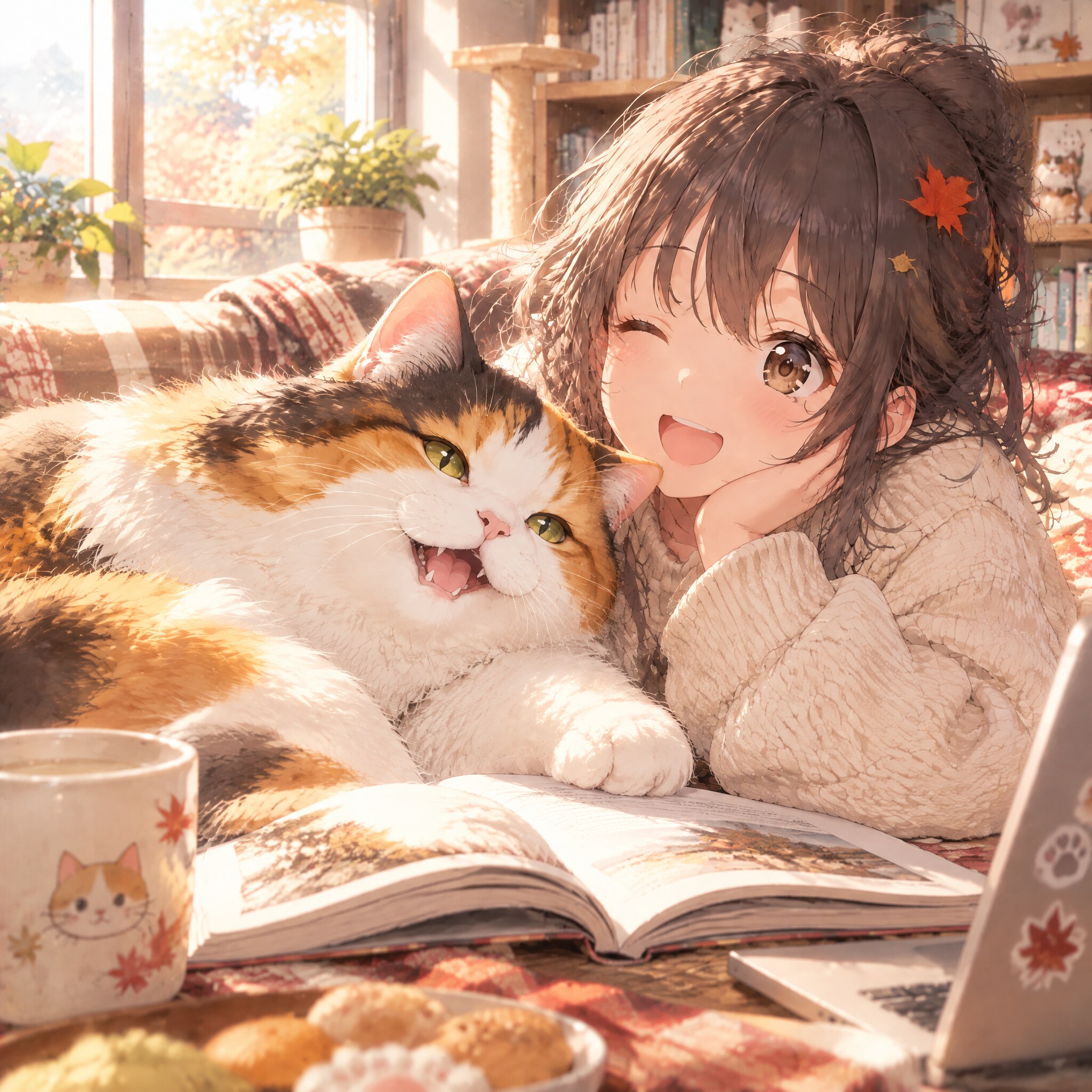 おはよう三毛殿（１５１）GPTimages2.5 | の人気AIイラスト・グラビア