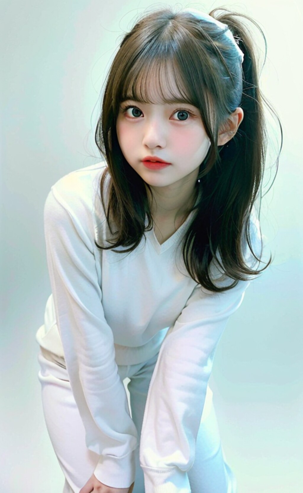 白い子