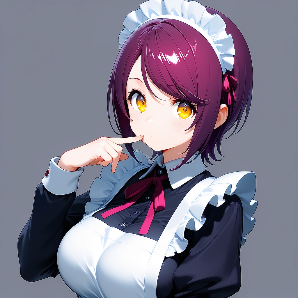 おはようございます（挨拶メイドの芽衣ちゃん）