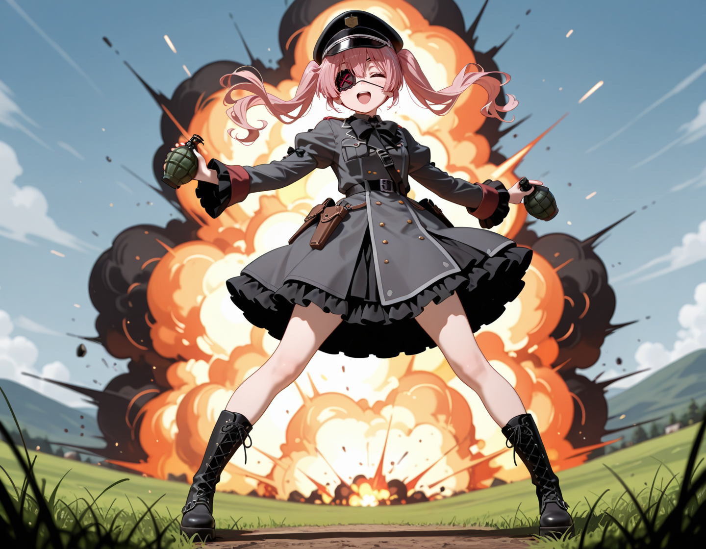 どっか～ん！ | の人気AIイラスト・グラビア