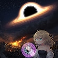 ブラックホールと少女 4枚目
