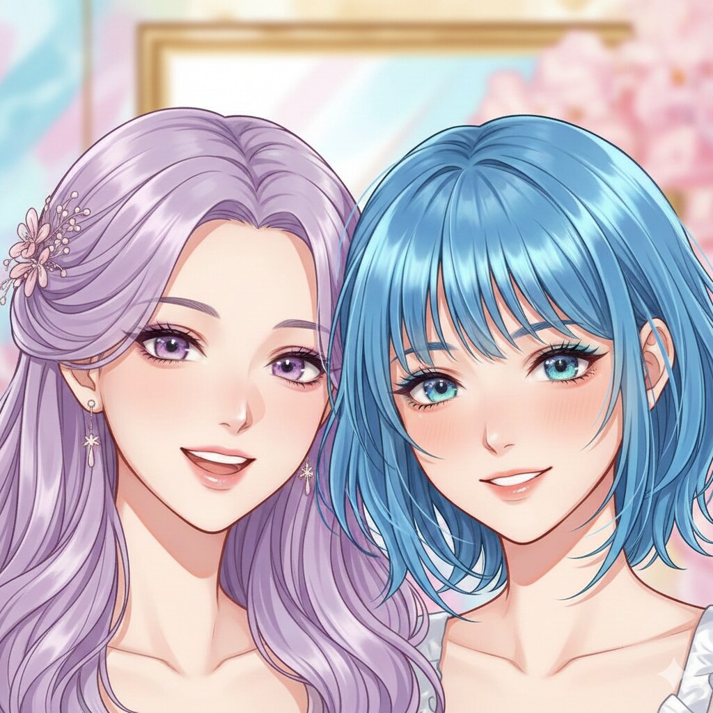 姉妹メイク