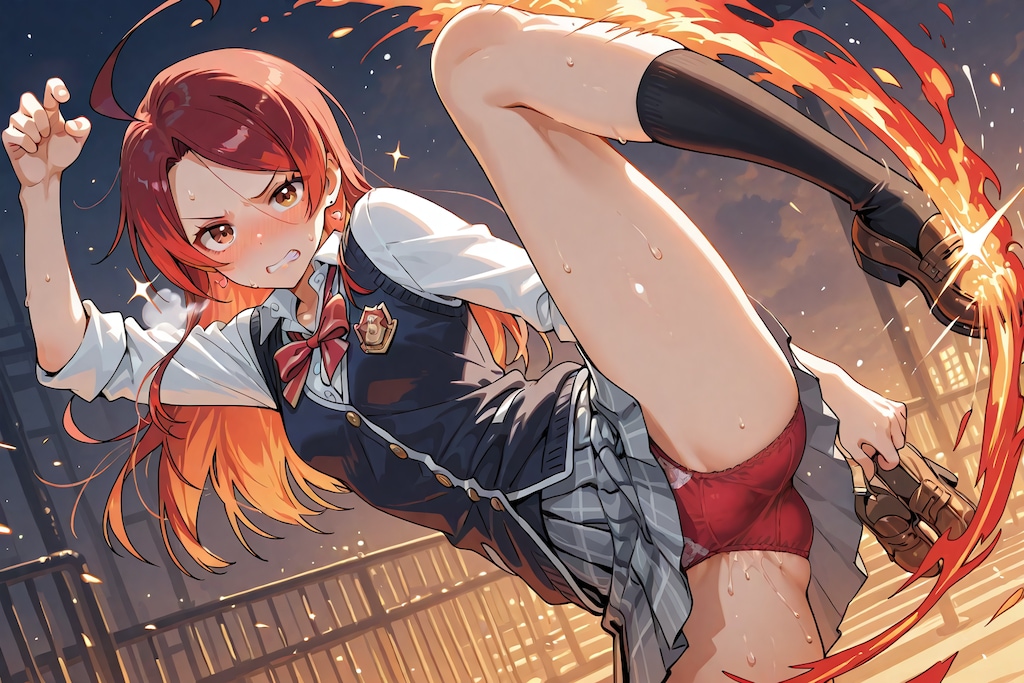 キックがうなる！