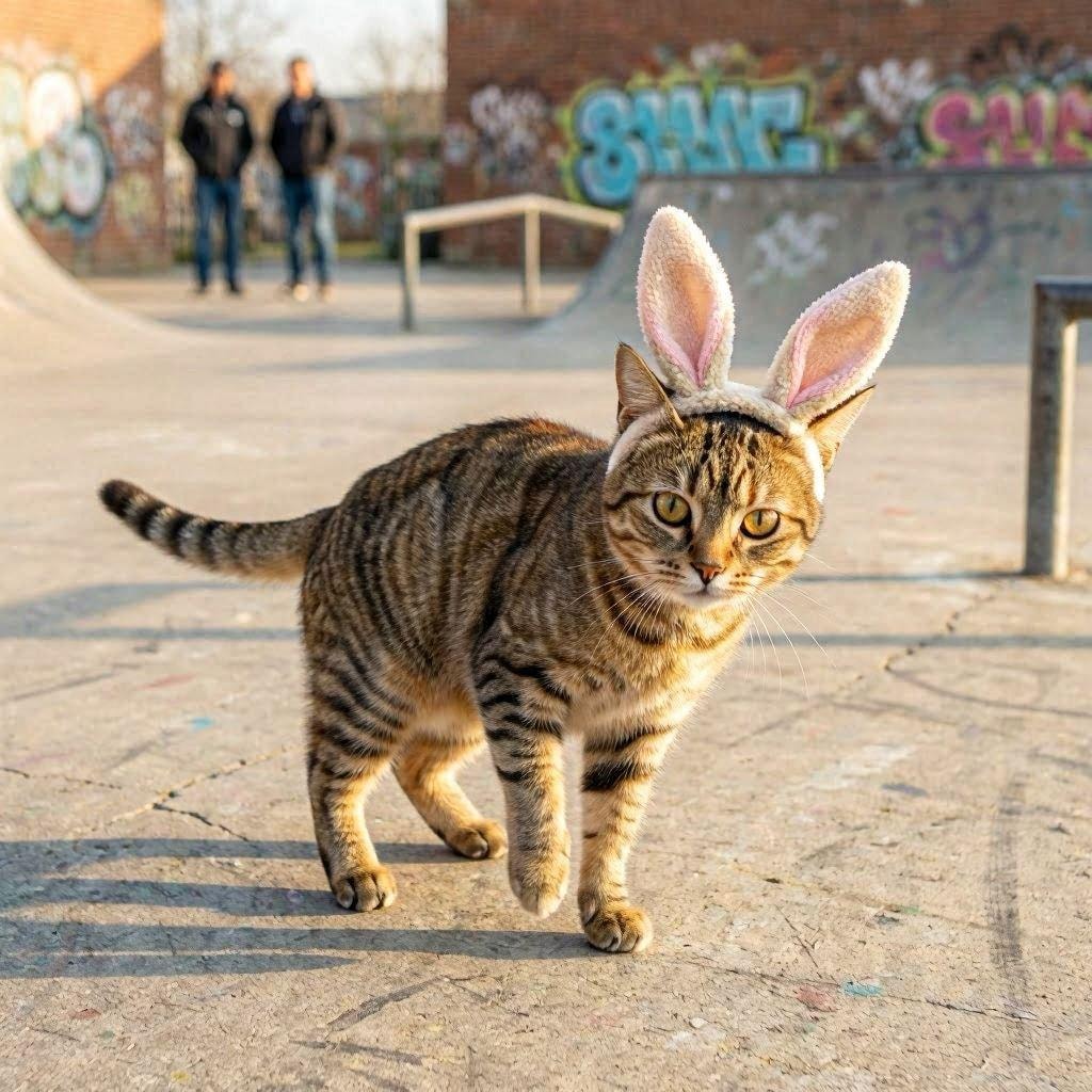 奇妙な兎猫