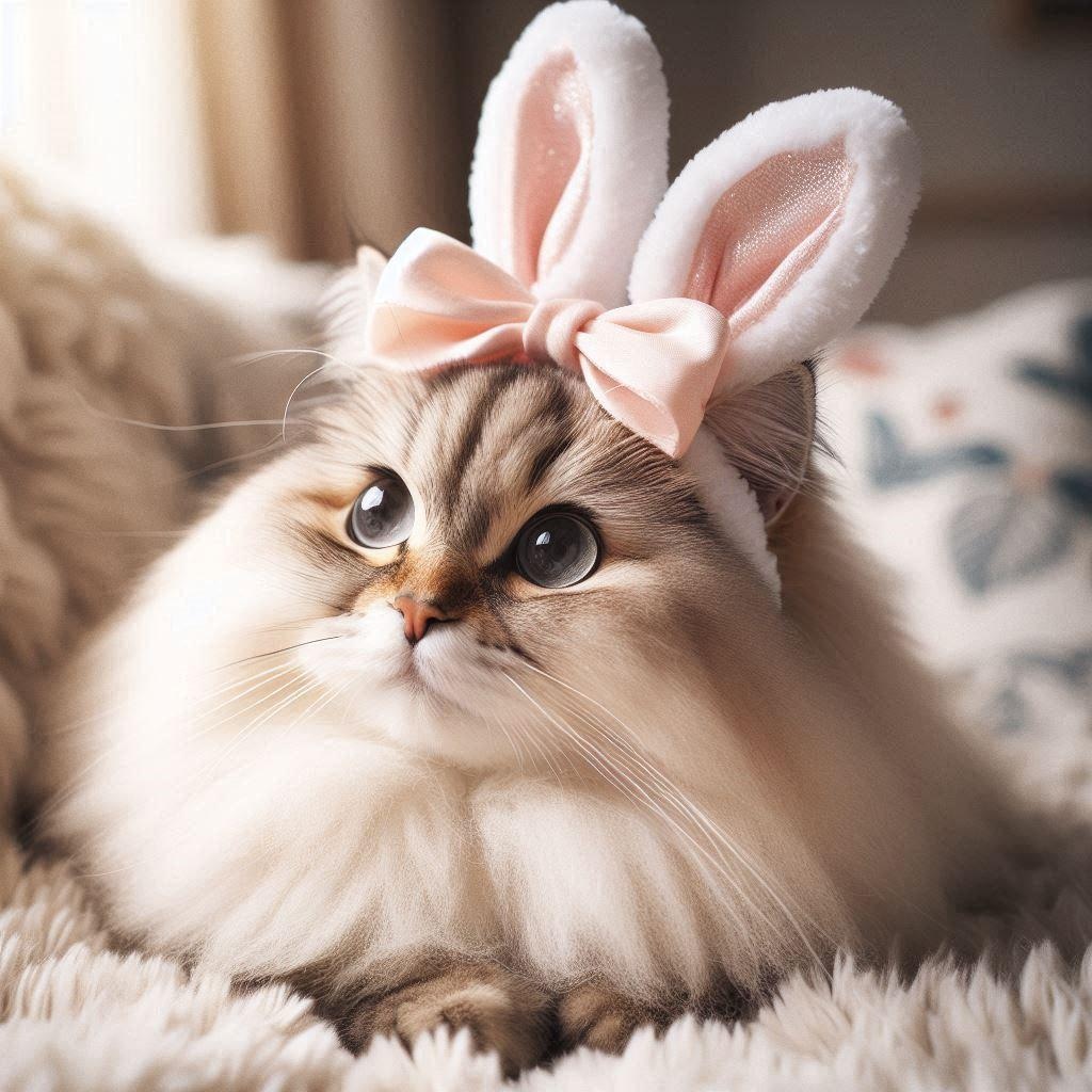 奇妙な兎猫