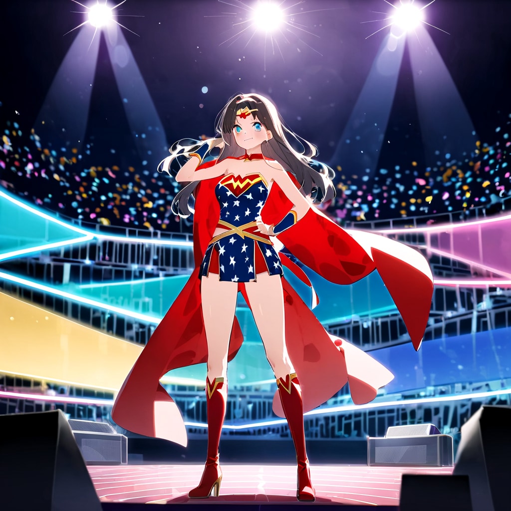 ヒロインオンステージ | の人気AIイラスト・グラビア