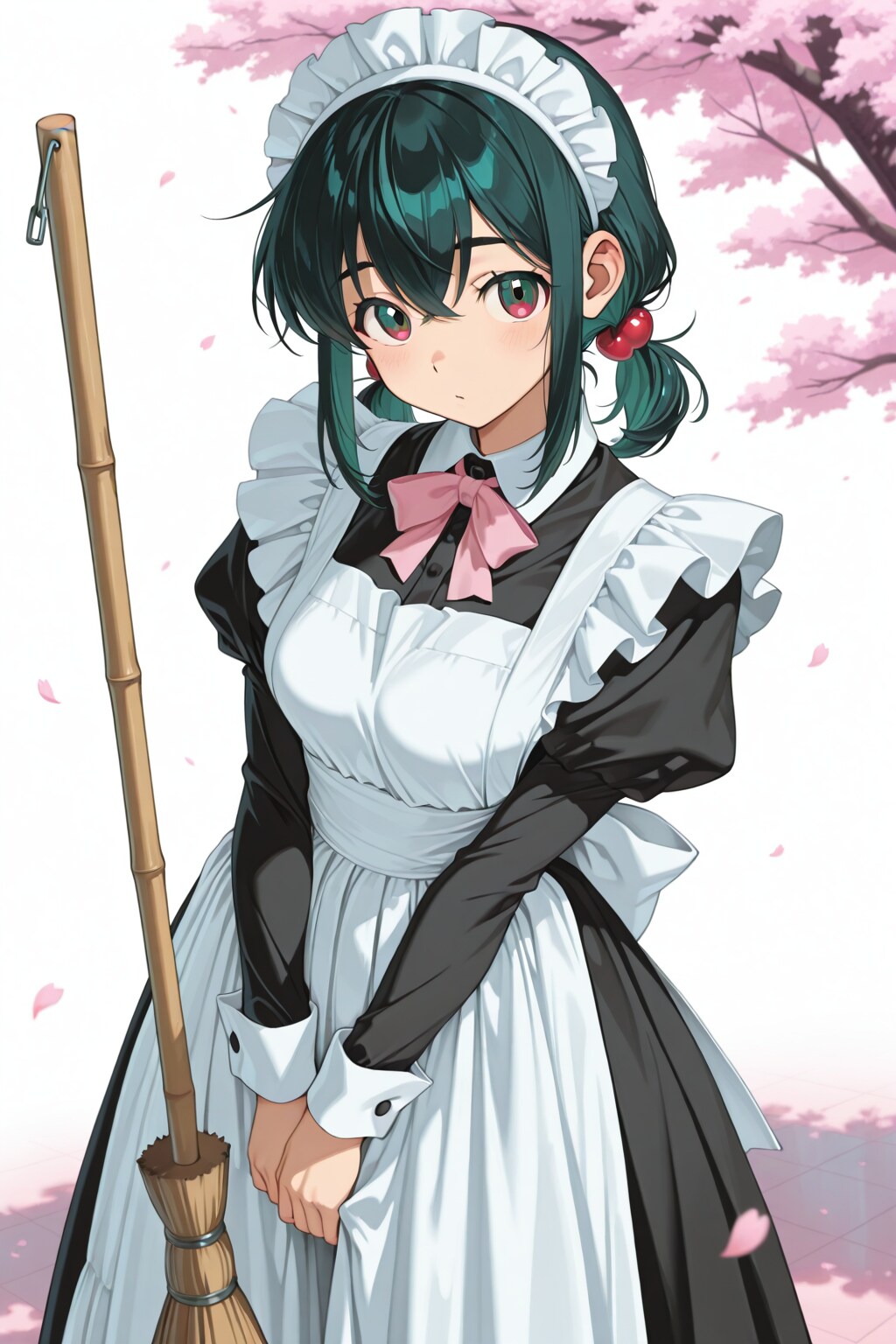 メイドと箒