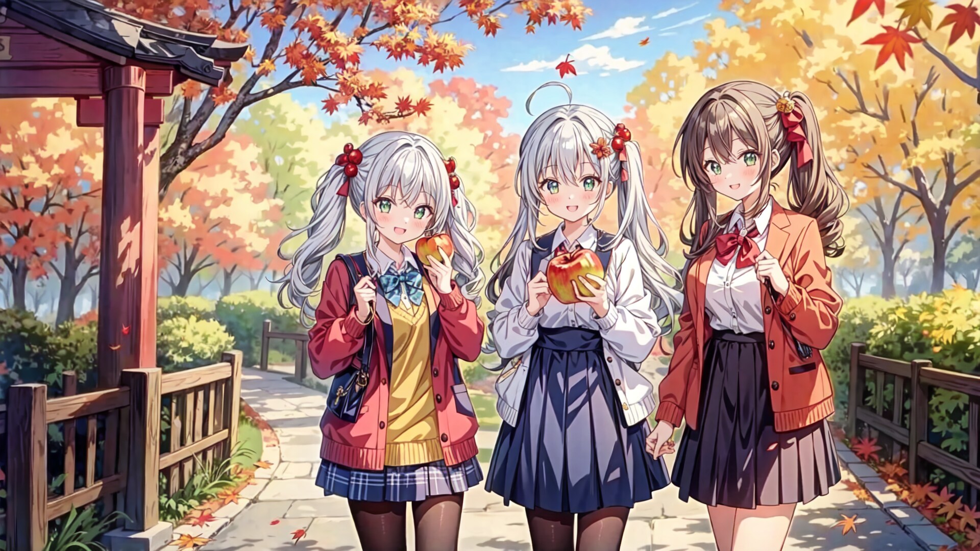 りんご | の人気AIイラスト・グラビア