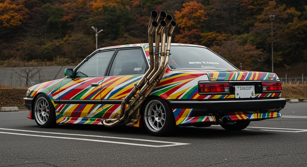 街道レーサー風