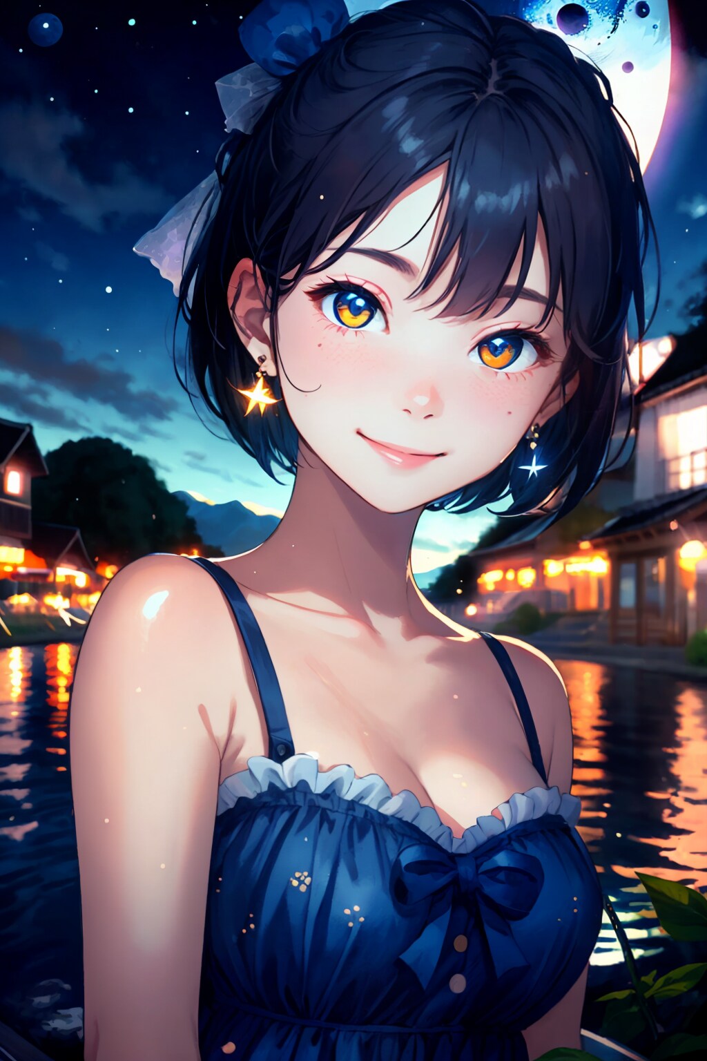 蒼い夜