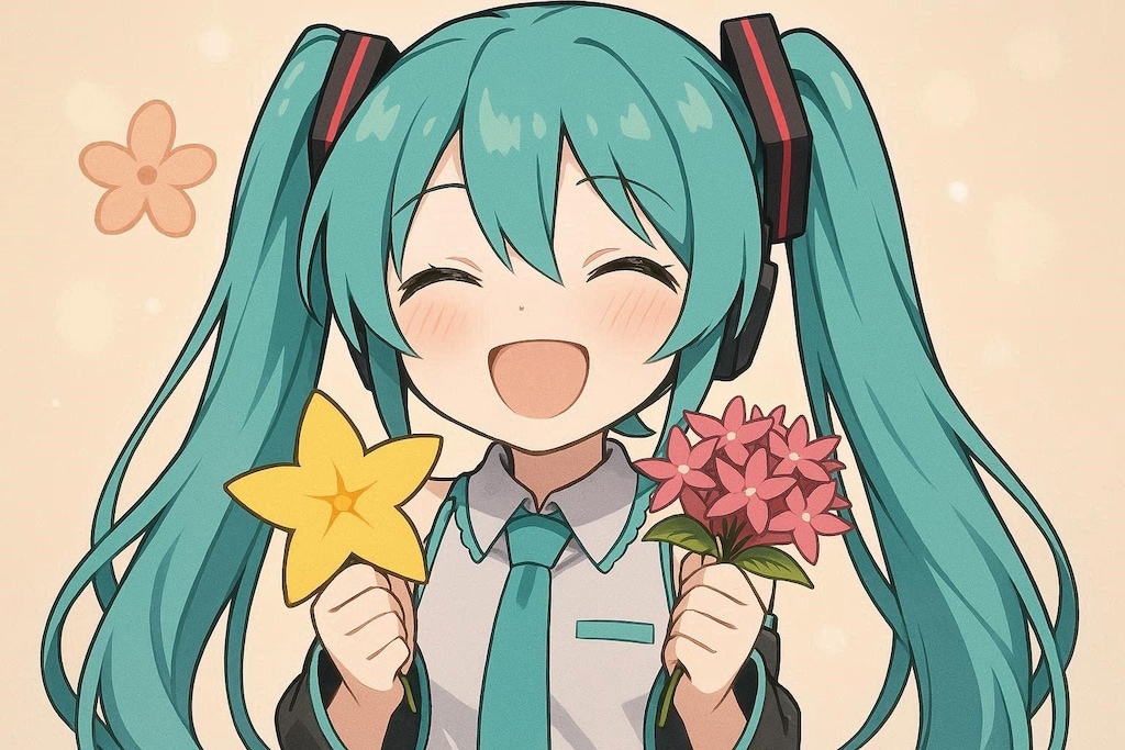 初音ミクさんとペンタス