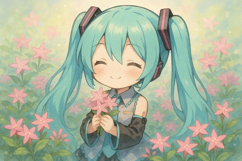 初音ミクさんとペンタス