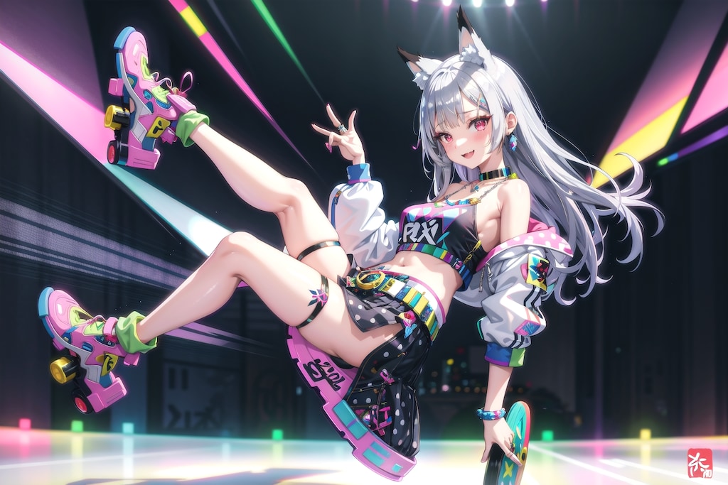 スケボーとローラー