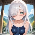 スク水温泉「冬泉こはく」 3枚目
