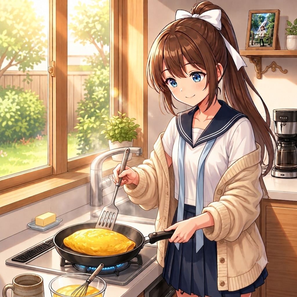 おはようございございます。ポニーテールちゃん