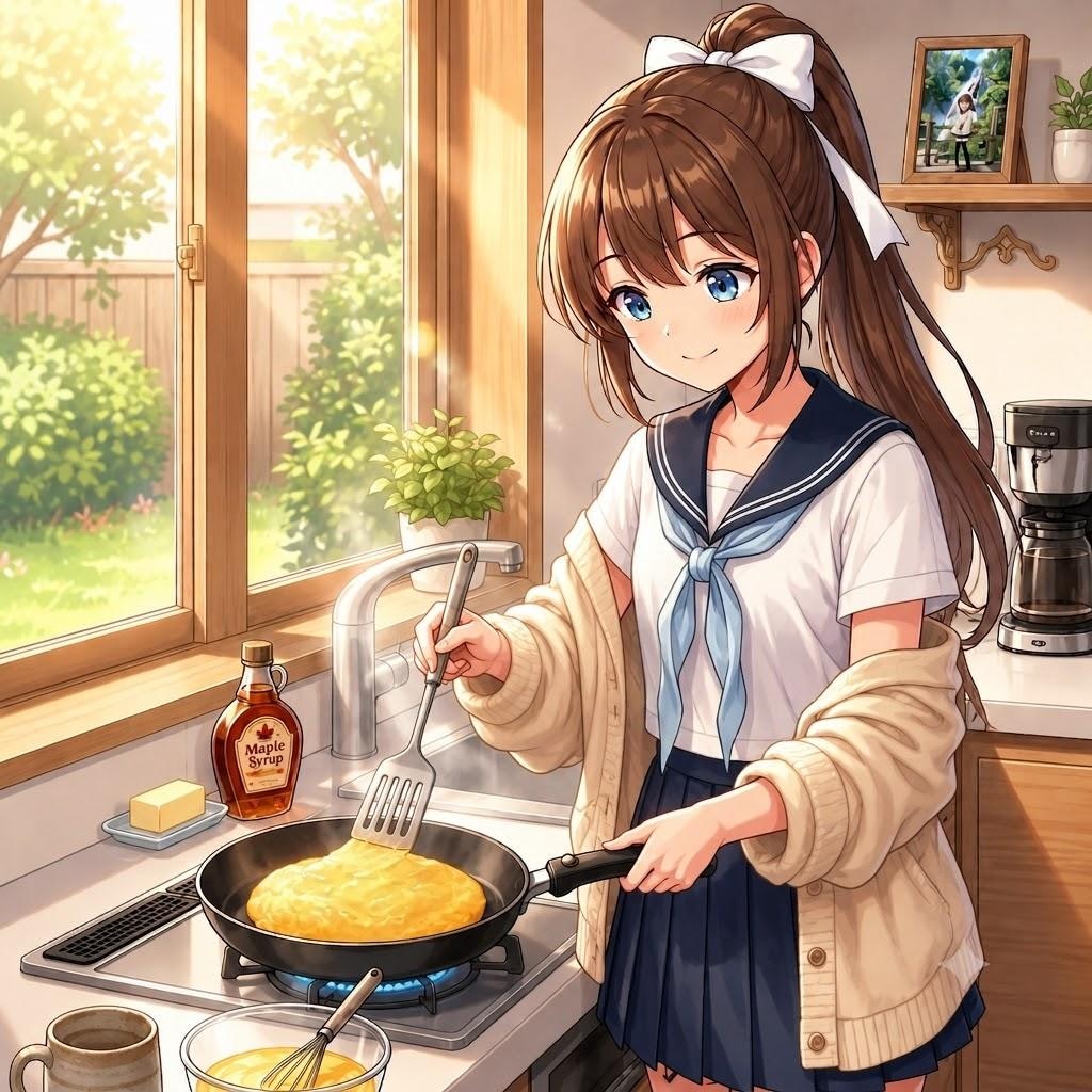 おはようございございます。ポニーテールちゃん