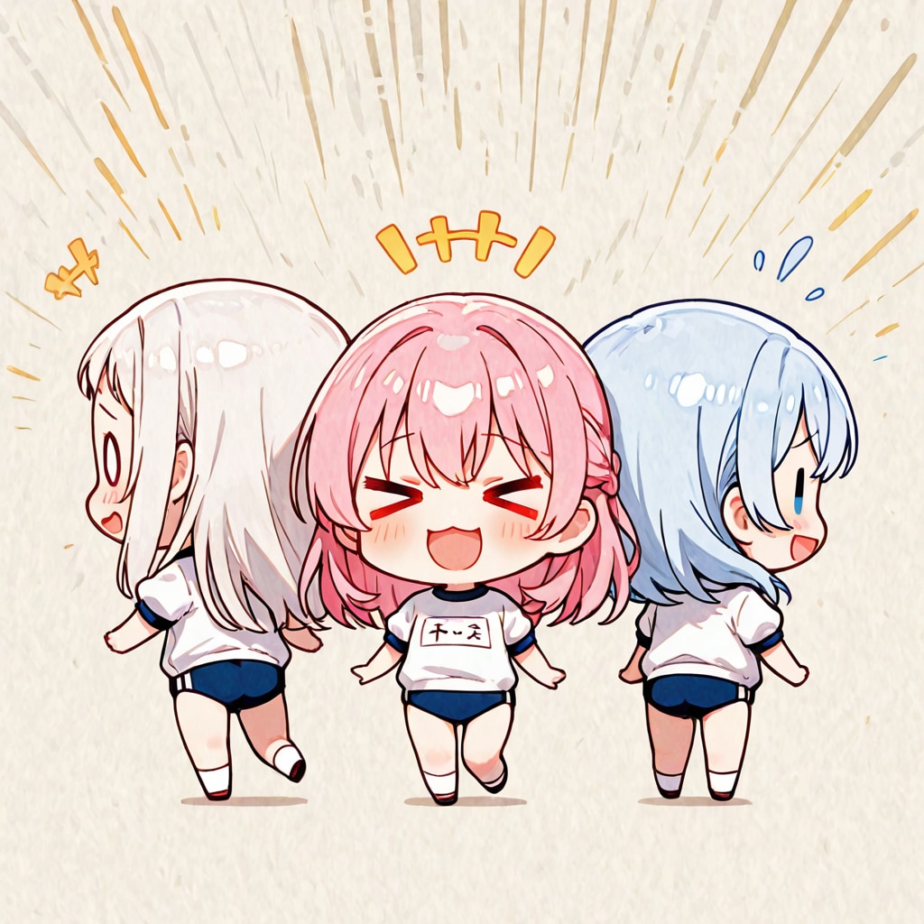 仲良しちゃんのブルマ | の人気AIイラスト・グラビア