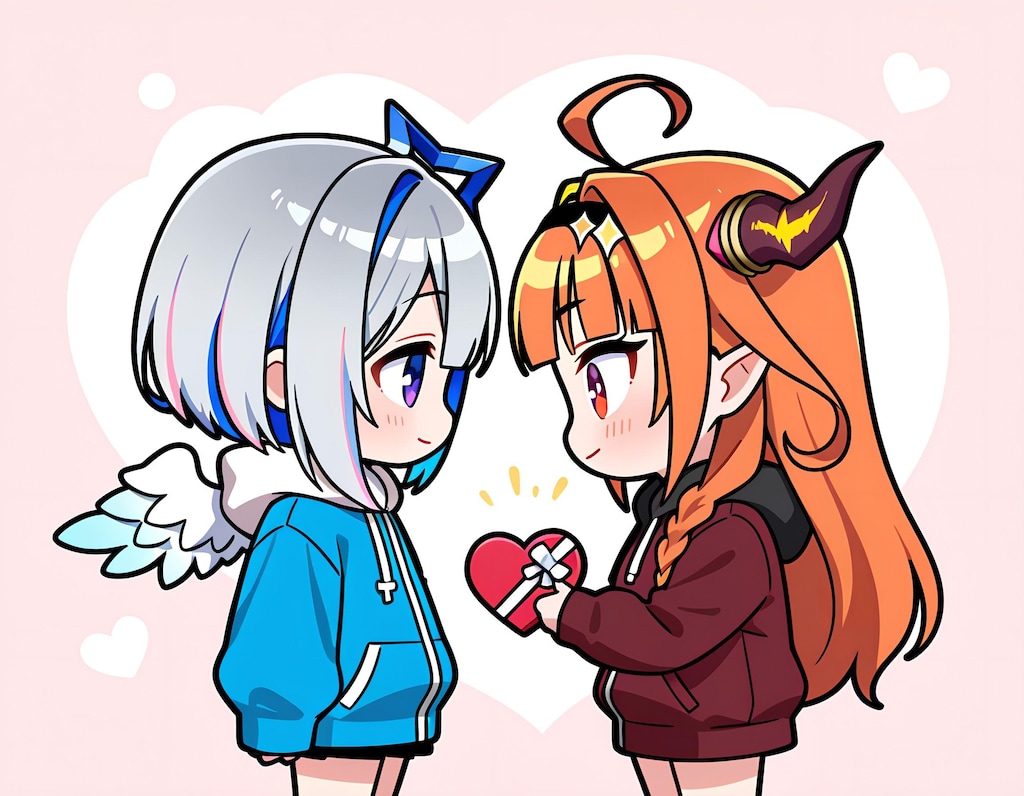 いろんな女にチョコをもらう天音かなたさん