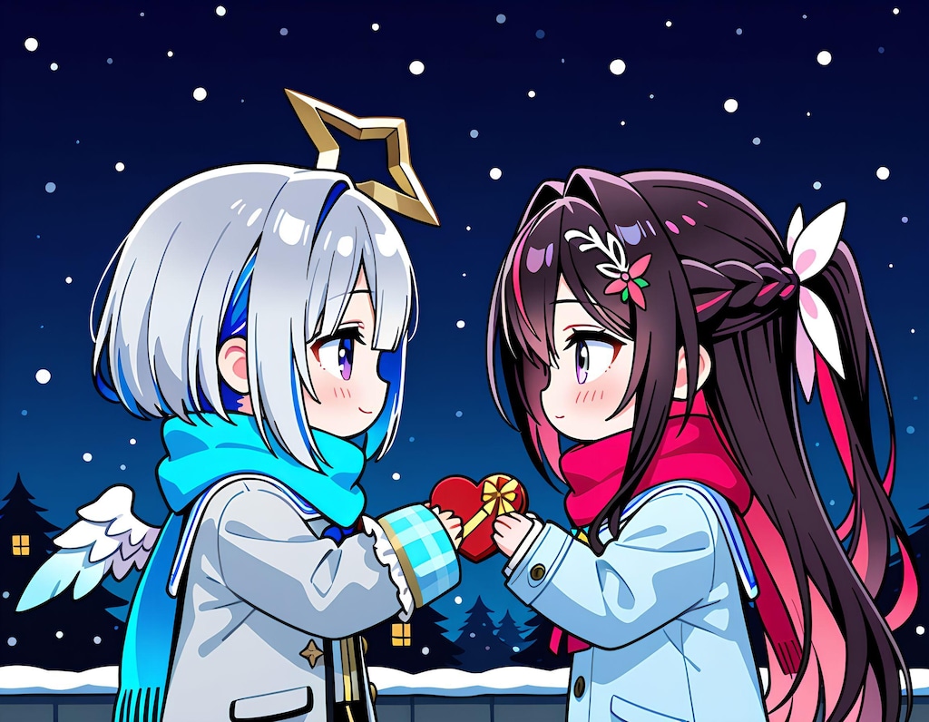 いろんな女にチョコをもらう天音かなたさん