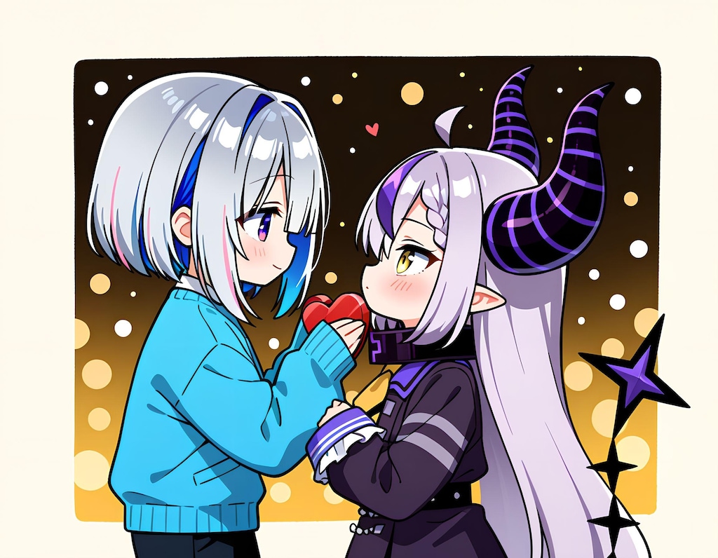 いろんな女にチョコをもらう天音かなたさん