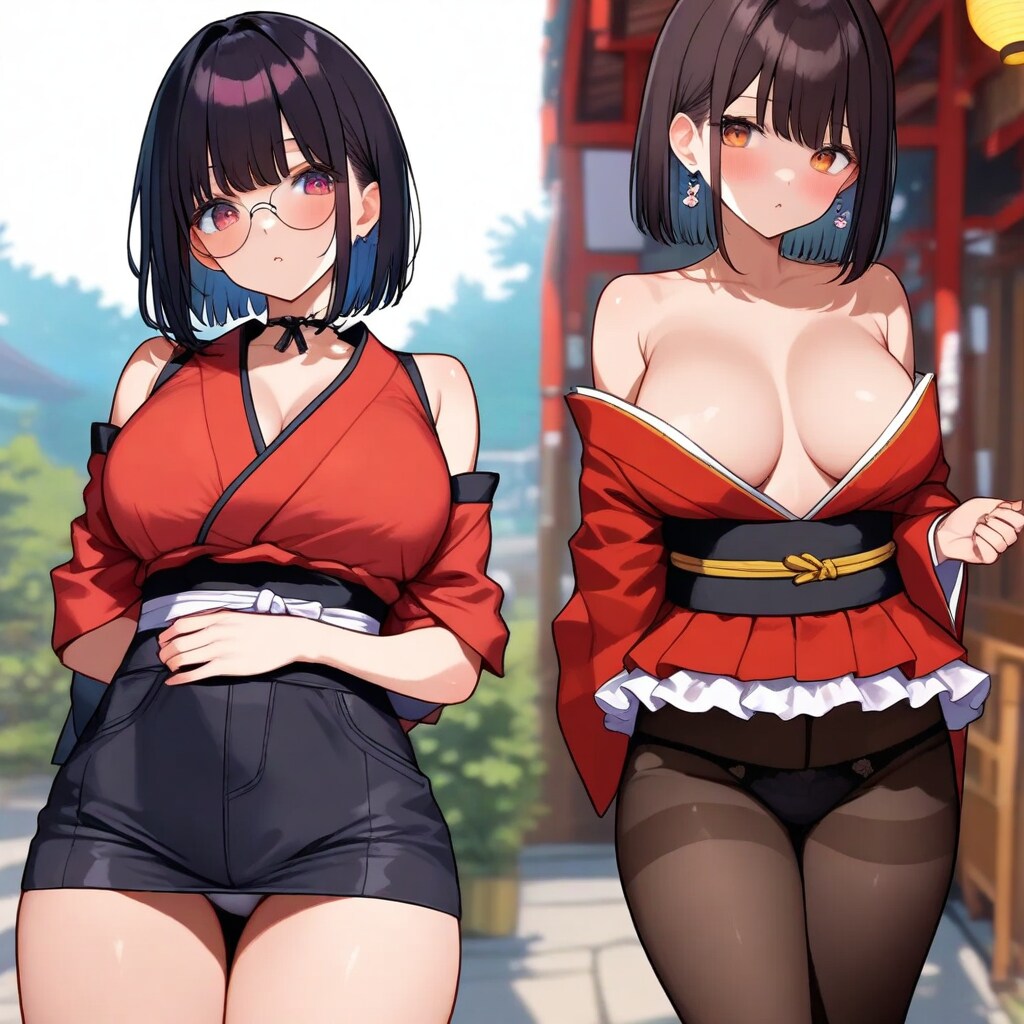 忍者ver. と 露出ver.
