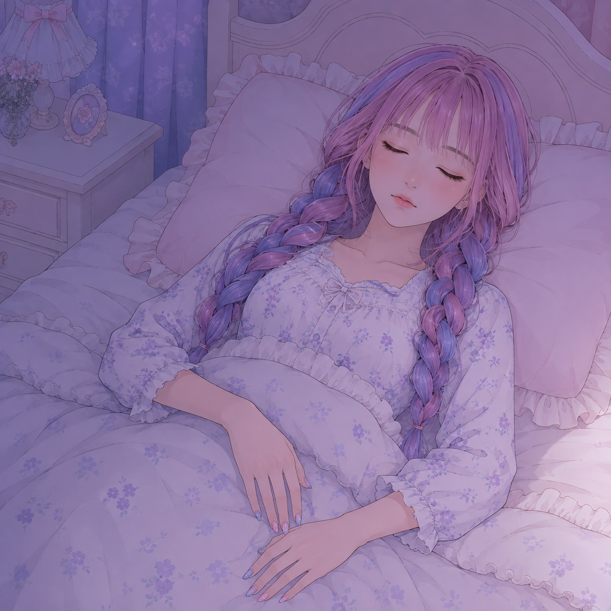 おやすみ🌙（サイちゃん） | の人気AIイラスト・グラビア