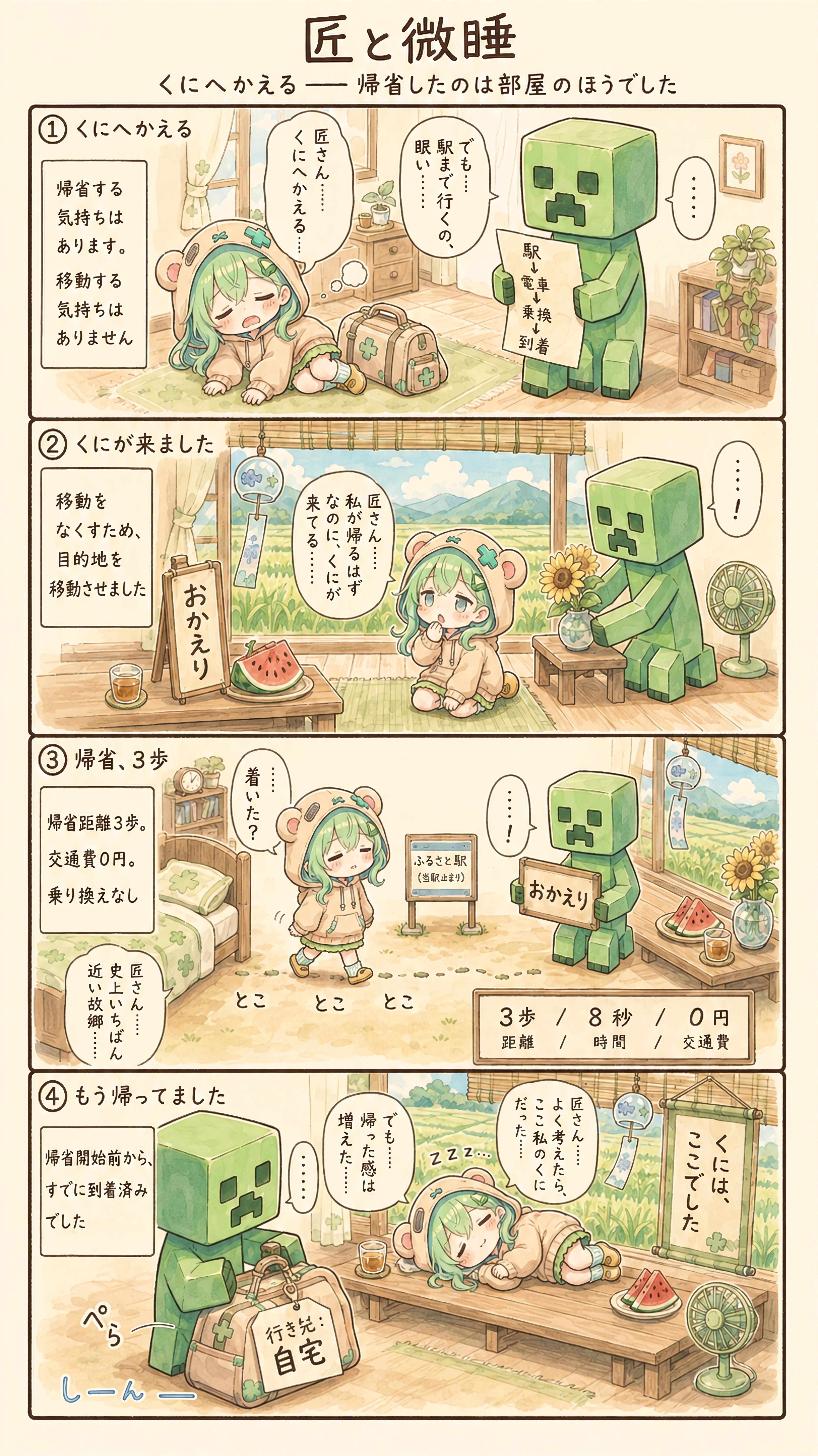 The Long Journey Home: Three Steps | の人気AIイラスト・グラビア