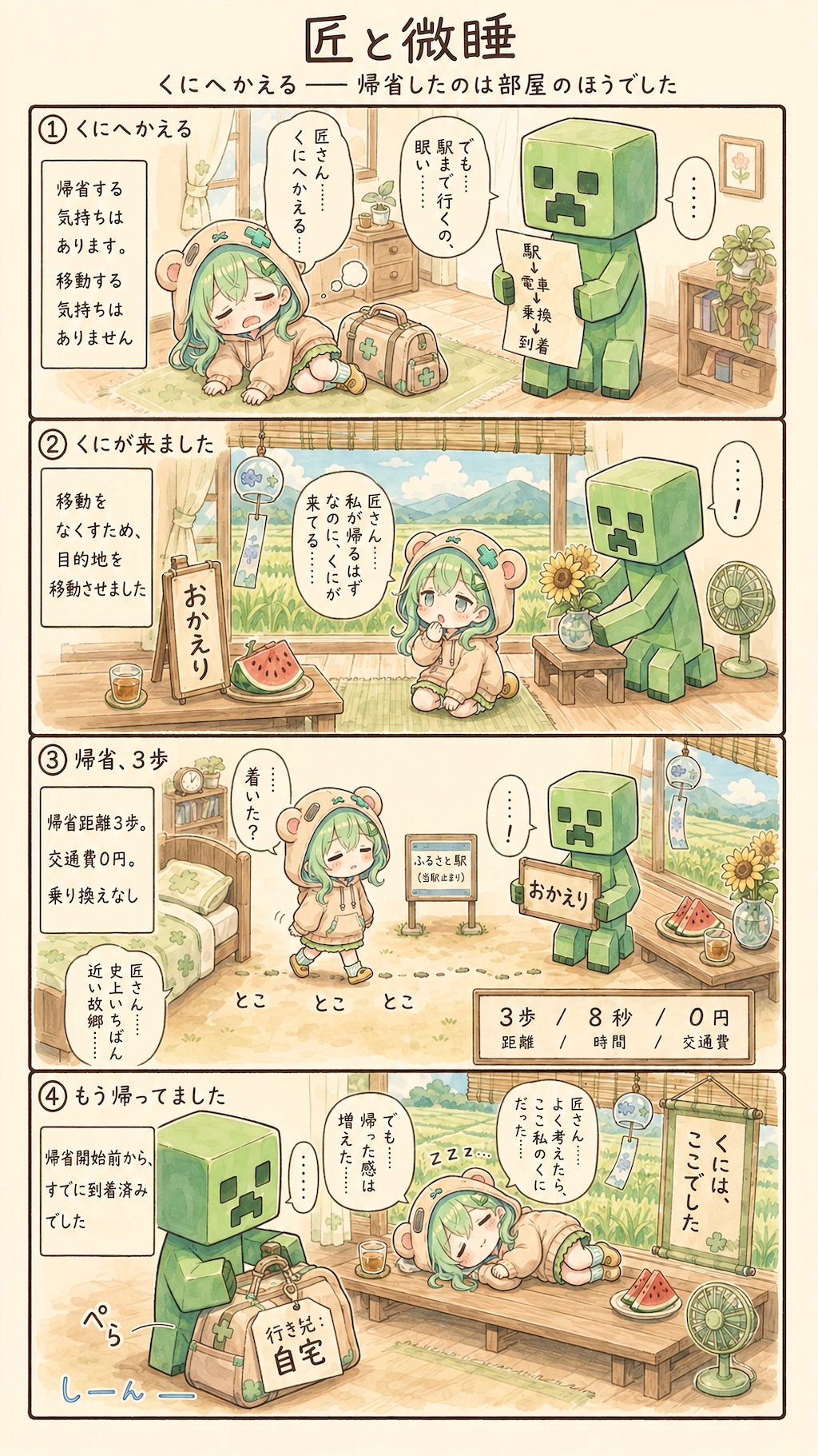 The Long Journey Home: Three Steps
