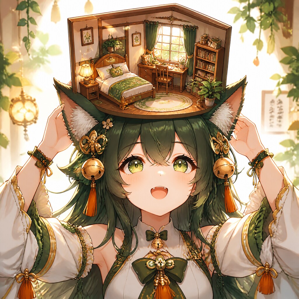 (頭上縛り)129.「る」→「ルーム」鈴九