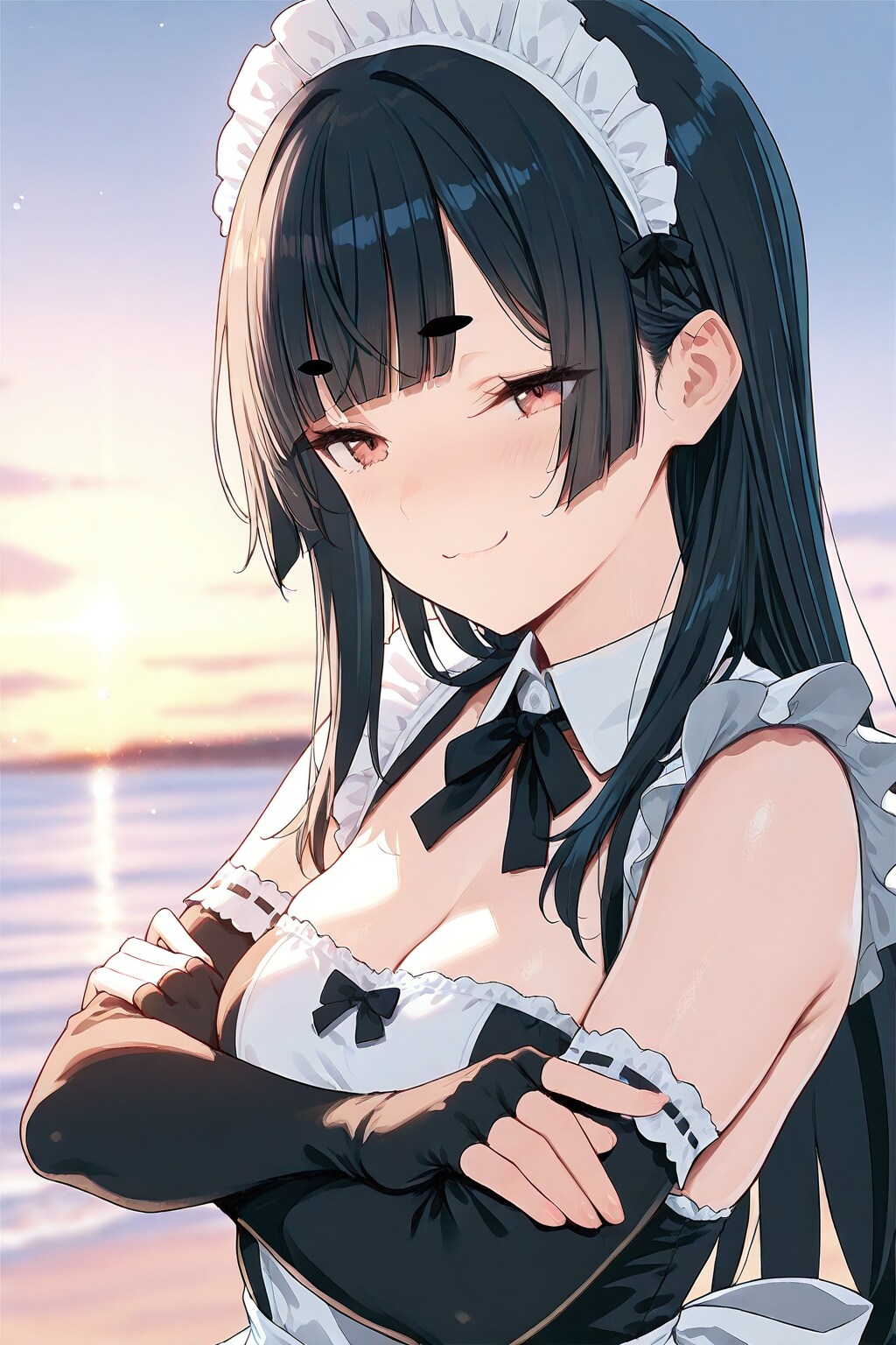 麻呂眉メイド